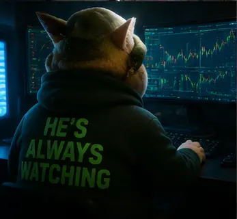 He's always watching.